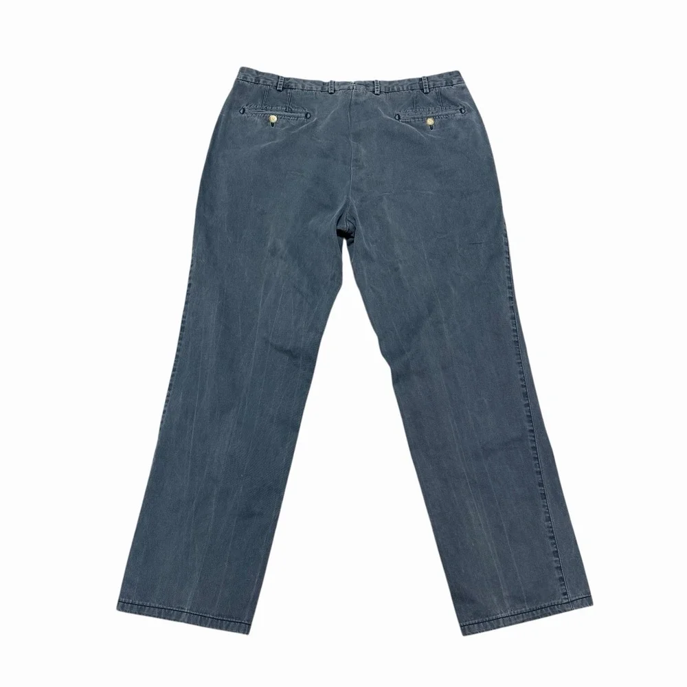Peter Millar Pima Cotton Twill‎ Chino Pants Blue Raleigh Wash Men's Size 38 x 30